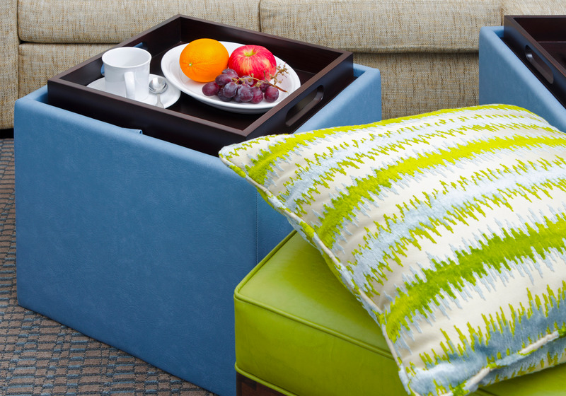 Elevate your space with a Plush Ottoman