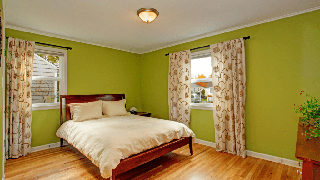 Curtains to Match Green Walls