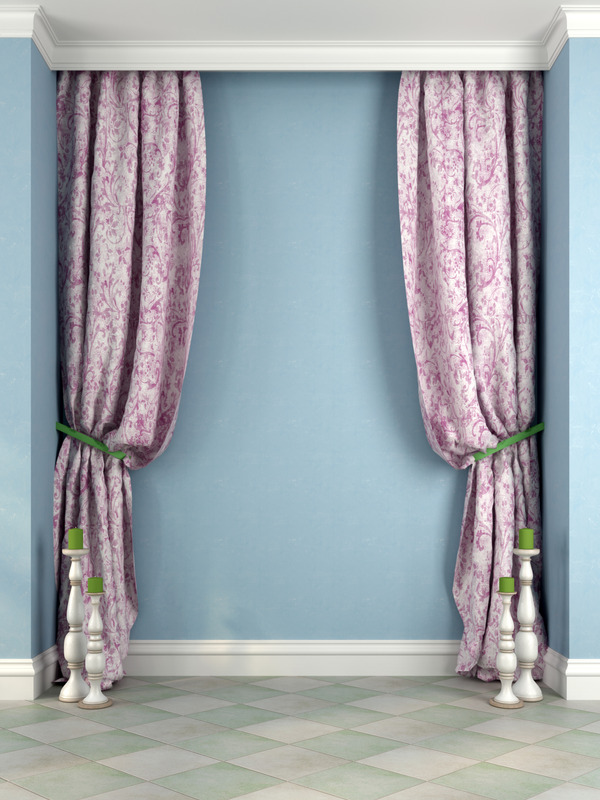 Curtains To Match Blue Walls