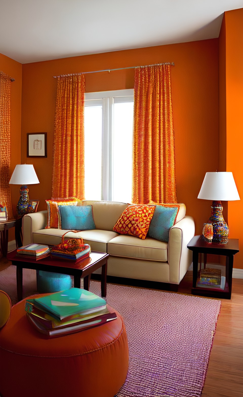 Curtains for Orange Walls