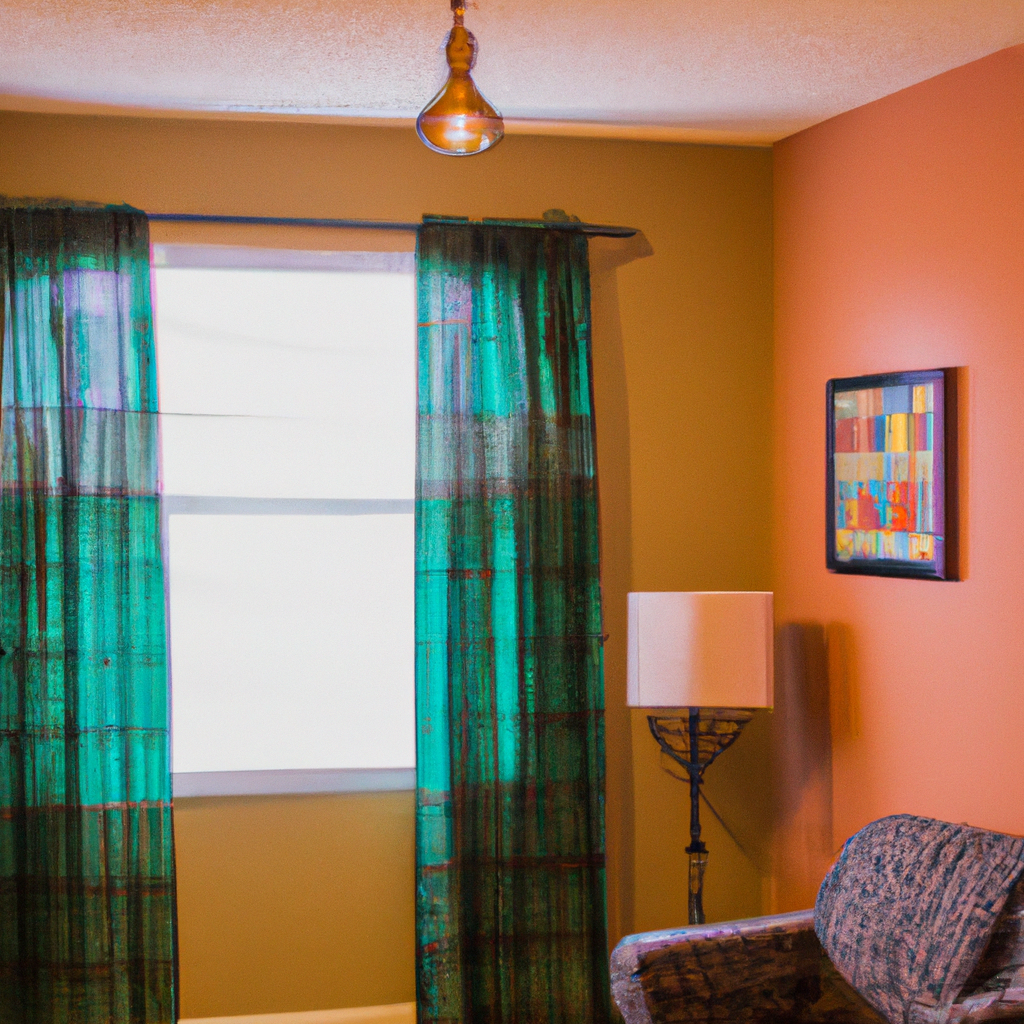 Emerald Green Curtains For Orange Walls