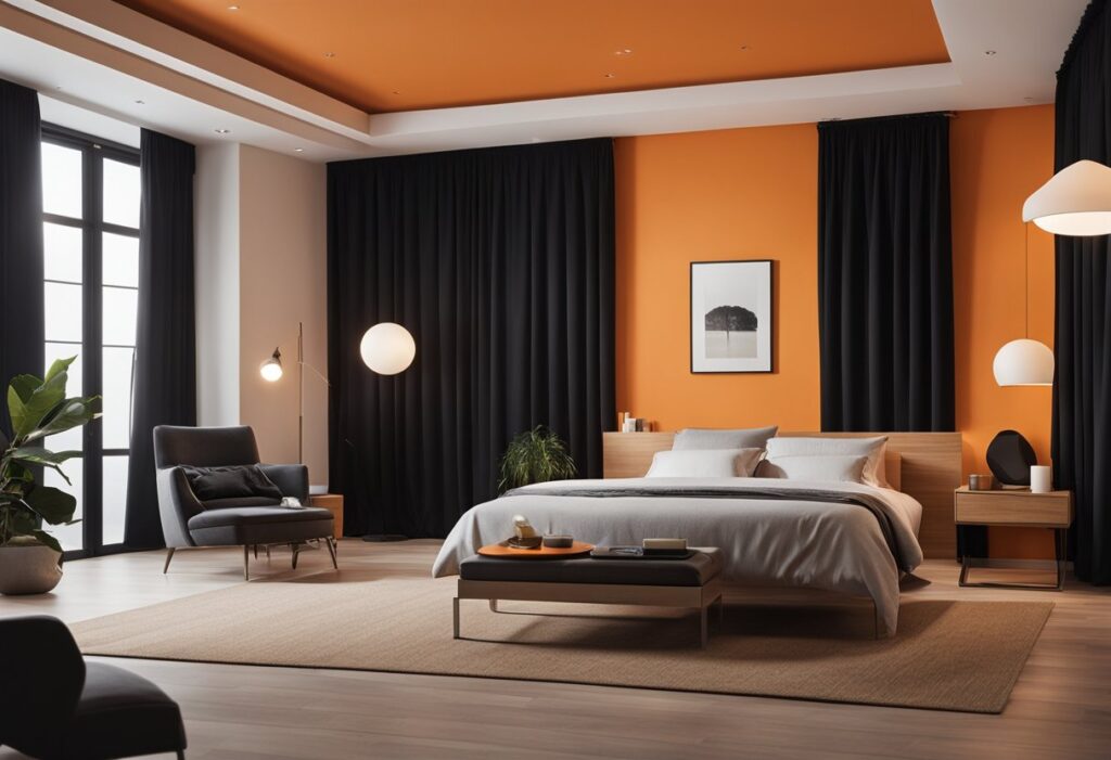 Curtains For Orange Walls
