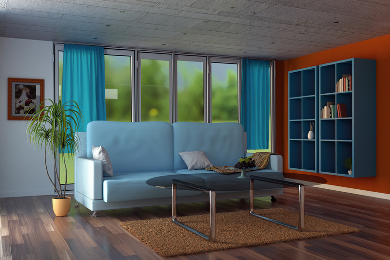 Turquoise Curtains For Orange Walls