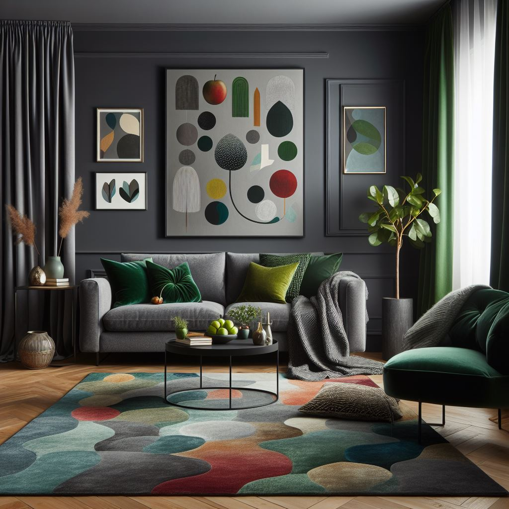 What Color To Paint Walls With Grey Couch: Charcoal