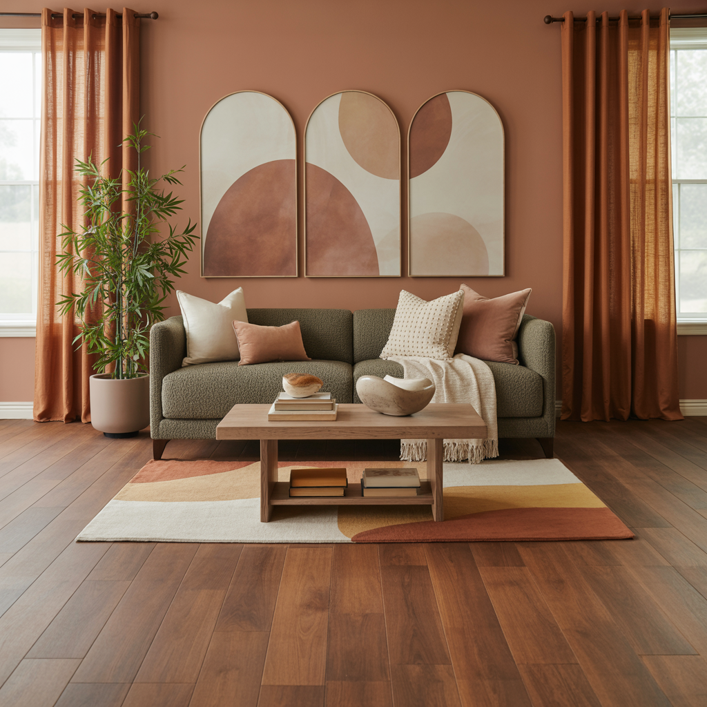 What Color To Paint Walls With Grey Couch: Terracotta