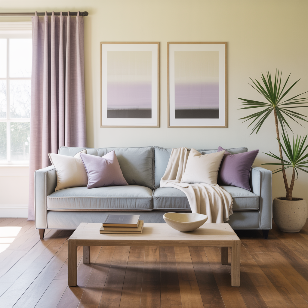 What Color To Paint Walls With Grey Couch: Cream