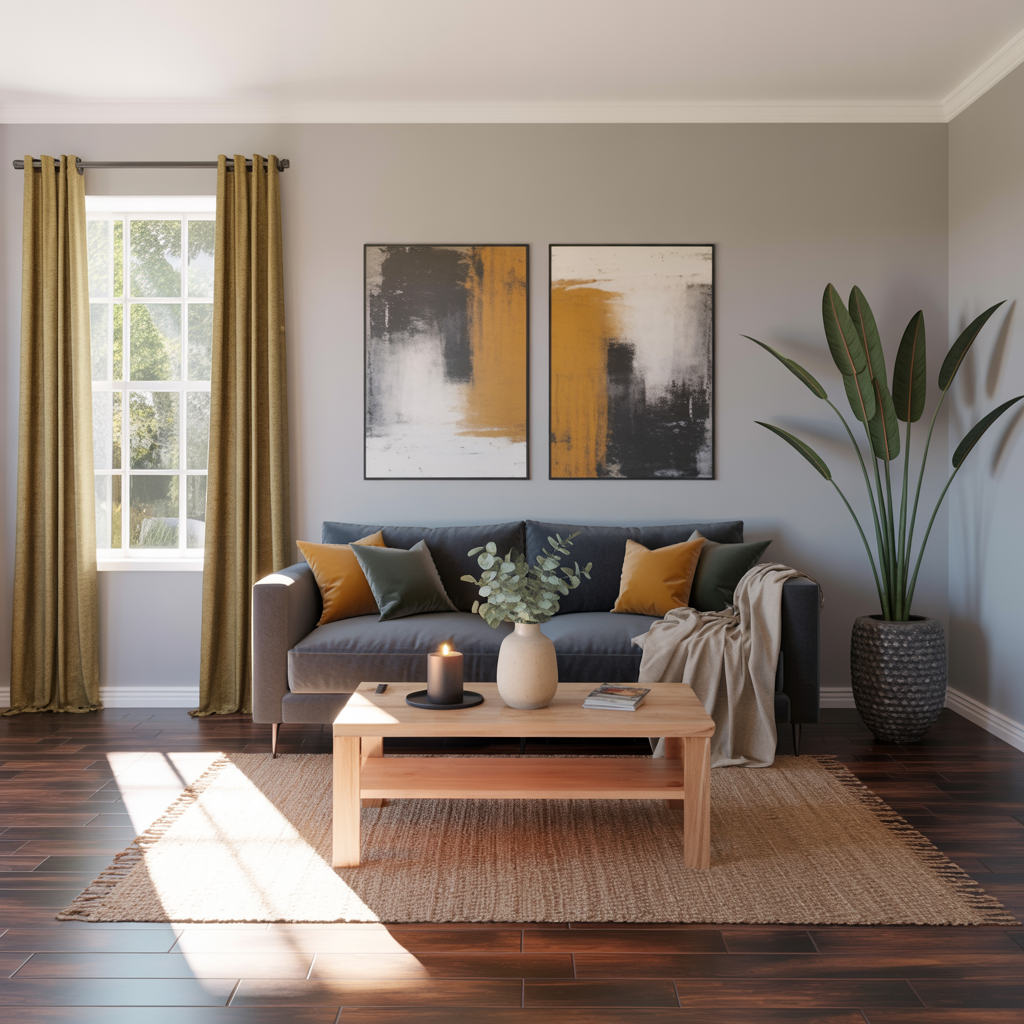 What Color To Paint Walls With Grey Couch: light Gray Walls