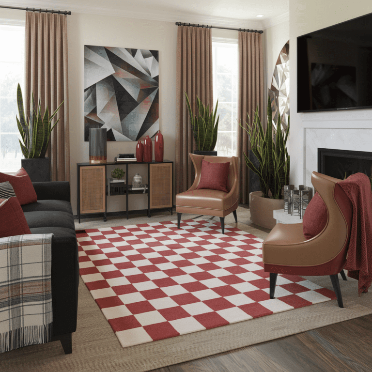 Red Checkered Rug Inspiration: 13 Stunning Ideas to Elevate Your Decor